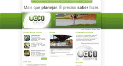 Desktop Screenshot of ecoambientalprojetos.eng.br
