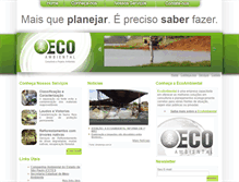 Tablet Screenshot of ecoambientalprojetos.eng.br